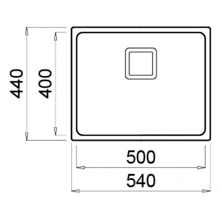Мойка кухонная Elleci W-SQUARE 500 изображение 2