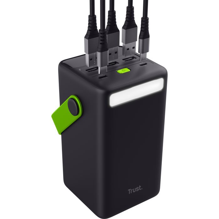 Батарея универсальная Trust 50000mAh Redoh XXL, 3хUSB-A/USB-C, 20W, black (25196_TRUST) изображение 7