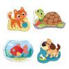 Пазл DoDo 4 в 1 Baby puzzle. Домашні тварини (300688) зображення 3