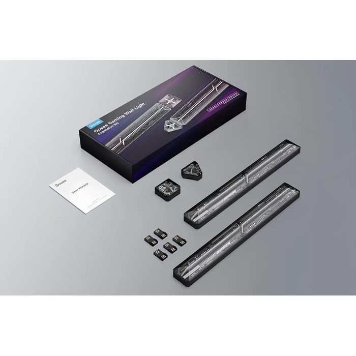 Светильник Govee H1063 Gaming Wall Light Expansion Kit, 2pcs, RGBIC, Wi-Fi/Bluetooth, Purple (H10630A5) изображение 2