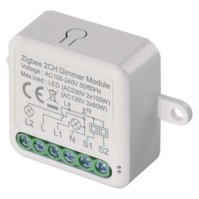 Модуль управління розумним будинком EMOS H5108 ZigBee 3.0 2-Channel Dimmer (H5108) зображення 5