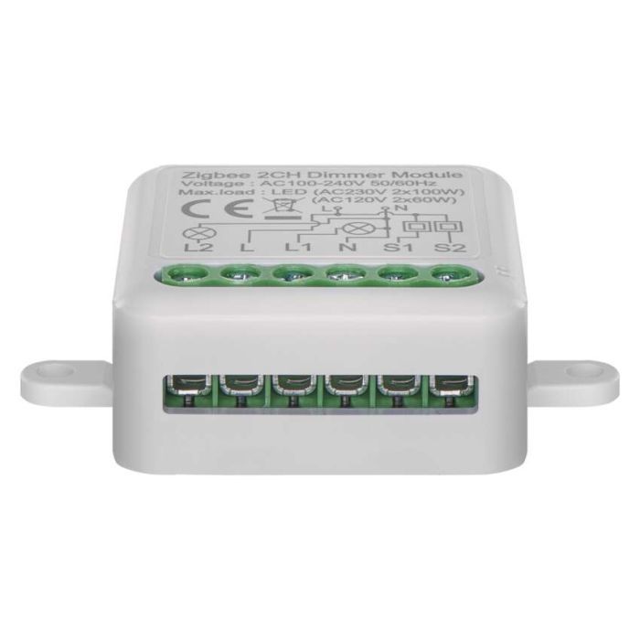 Модуль управління розумним будинком EMOS H5108 ZigBee 3.0 2-Channel Dimmer (H5108) зображення 6