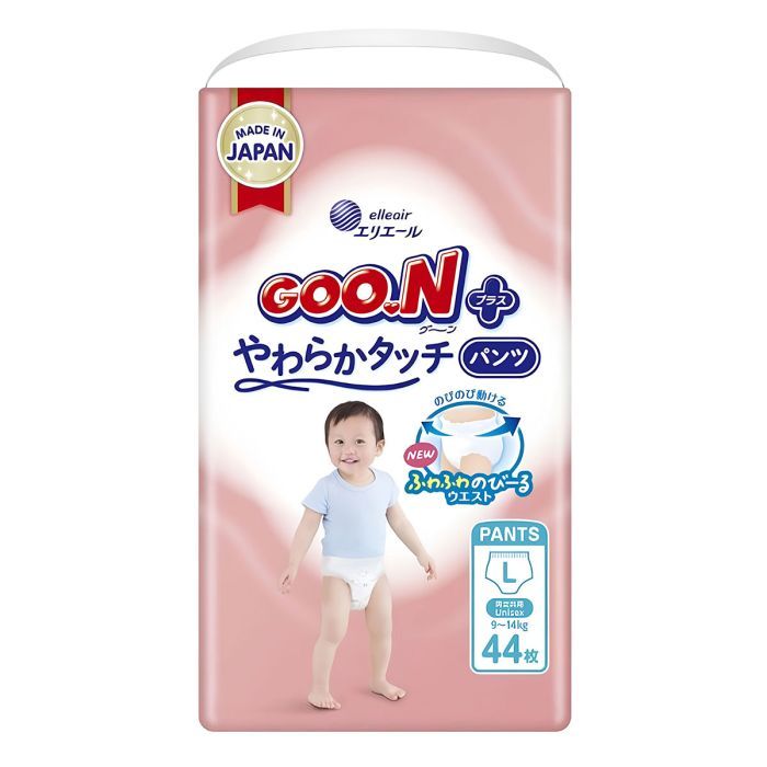 Подгузники GOO.N Plus 9-14 кг Розмір 4 L, 44 шт (21001511)