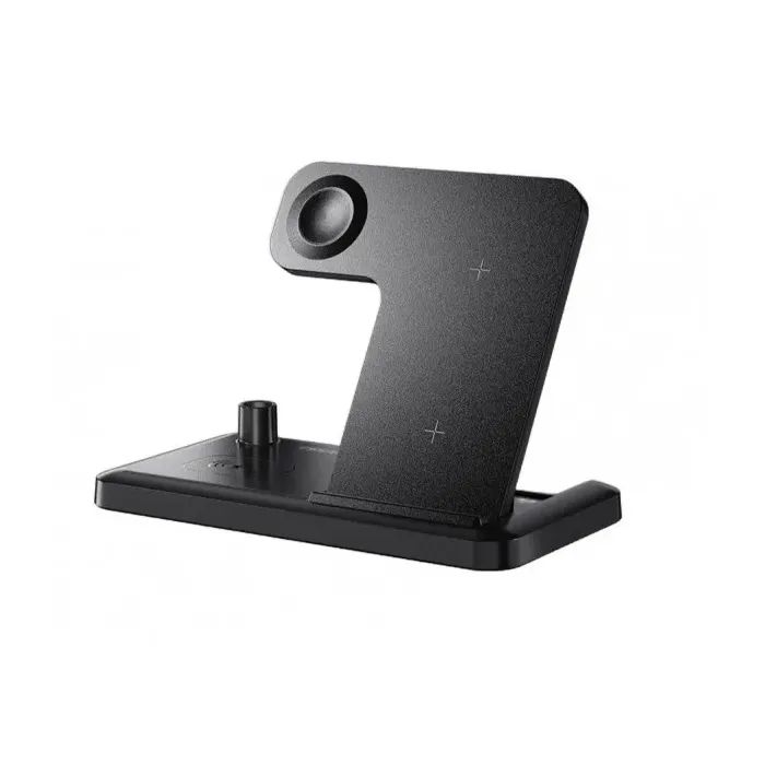 Зарядное устройство Essager 4-in-1 wireless charger 15W foldable desktop black (EWXZM-JC01-Z)