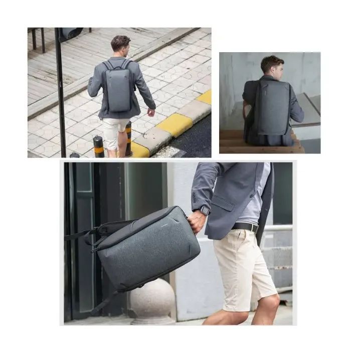 Рюкзак для ноутбука Kingsons 15.6" laptop backpack Dark Grey (KS3203W-B) изображение 11