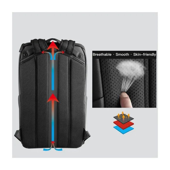 Рюкзак для ноутбука Kingsons 15.6" laptop backpack Dark Grey (KS3203W-B) изображение 9