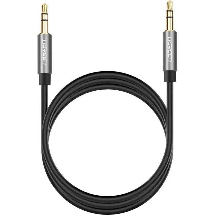Кабель мультимедійний 3.5mm M to 3.5mm M 3.0m AV119 black Ugreen (10736)