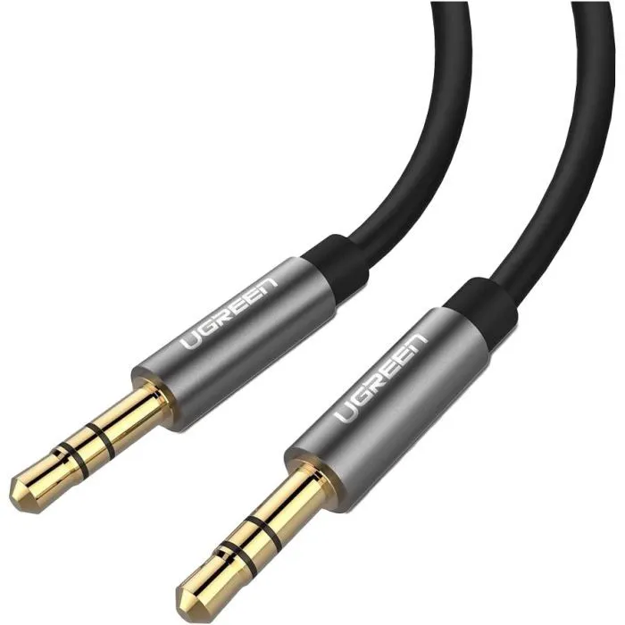 Кабель мультимедійний 3.5mm M to 3.5mm M 3.0m AV119 black Ugreen (10736) зображення 2