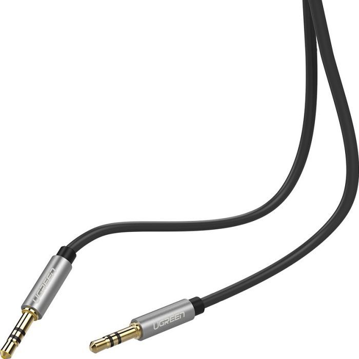 Кабель мультимедійний 3.5mm M to 3.5mm M 1.5m AV119 black Ugreen (10734) зображення 3 Кабель мультимедійний 3.5mm M to 3.5mm M 1.5m AV119 black Ugreen (10734) зображення 3