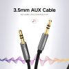 Кабель мультимедійний 3.5mm M to 3.5mm M 3.0m AV119 black Ugreen (10736) зображення 4 Кабель мультимедійний 3.5mm M to 3.5mm M 3.0m AV119 black Ugreen (10736) зображення 4