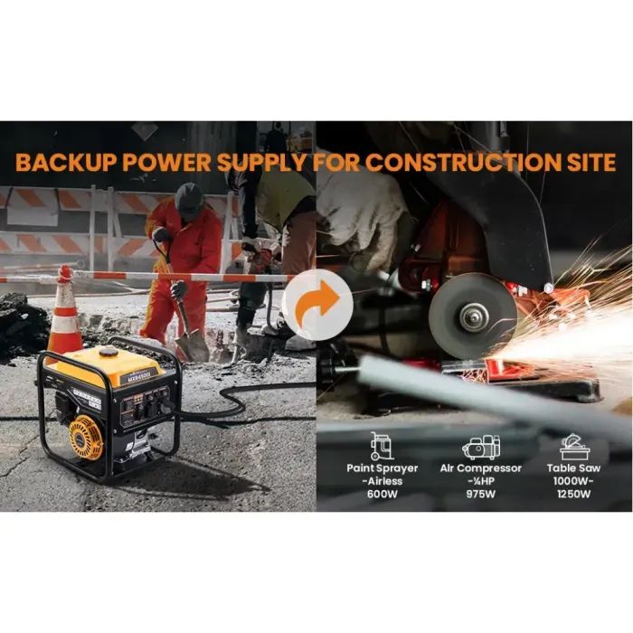 Генератор maXpeedingRODS MXR4500i (3,5 kW), 220V, 50Hz, 7.5л, ручний запуск (mxr4500i) зображення 7