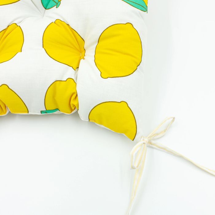 Подушка на стул MirSon Бязь Принт 17-0531 Striped Lemon 40х50 см (2200006276883) изображение 2