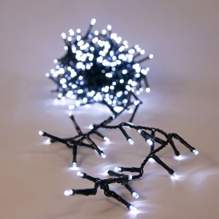 Гирлянда Chomik 200 LED 10 м, холодний білий, ефект блиску, IP44, від мережі (5900779879485) изображение 3