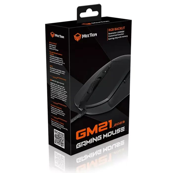 Мышка Meetion GM19 USB Black (MT-GM19_2023-A) изображение 2