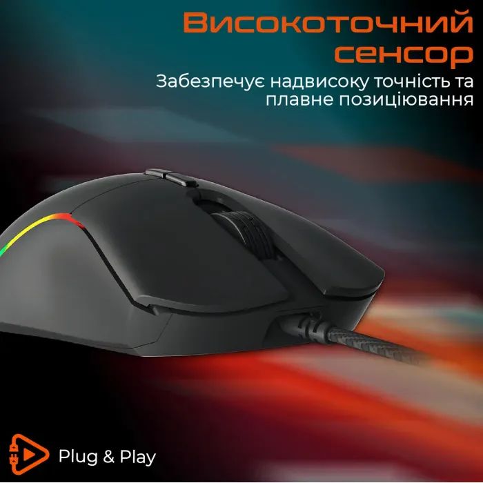 Мышка Meetion GM19 USB Black (MT-GM19_2023-A) изображение 3