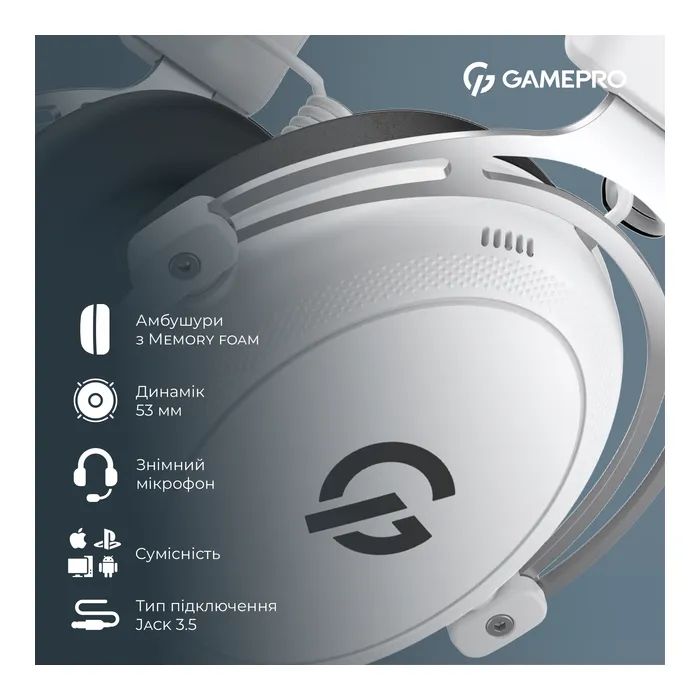 Наушники GamePro Asgard Skald Origin Black/Red (HS850BR) изображение 12