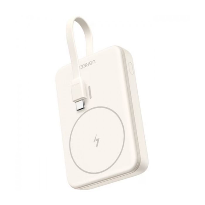 Батарея универсальная Ugreen 10000mAh 20W Magnetic Wireless Build-in USB-C Cable (PB760) (35341B) изображение 2