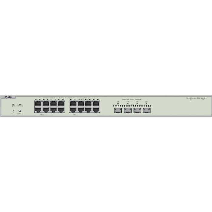 Комутатор мережевий Ruijie Networks RG-NBS3300-16MG4XS-HP зображення 4