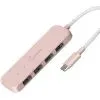 Концентратор J5create USB-C to 4xUSB-A 3.2 10Gbps rose (JCH341ER-N) зображення 2