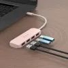 Концентратор J5create USB-C to 4xUSB-A 3.2 10Gbps rose (JCH341ER-N) зображення 5
