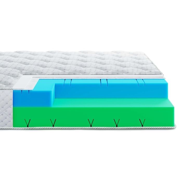 Матрас Highfoam Noble Argentum Moon, ортопедический, двусторонний 90х190 см (4820001216707) изображение 2