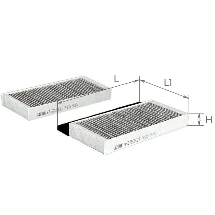 Фильтр салона ALPHA FILTER AF5293a-2 изображение 2