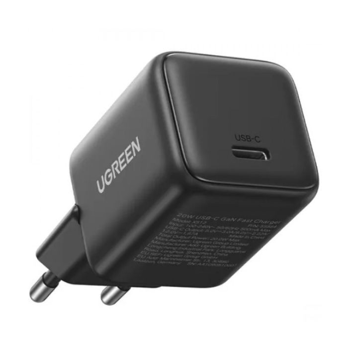 Зарядное устройство UGREEN USB-C PD20W GaN X512 gray (55528)