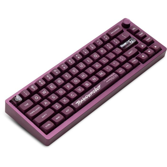 Клавіатура Thunderobot VIC68 Gateron Magnetic Jade Switch USB UA Purple (6932066317201) зображення 4