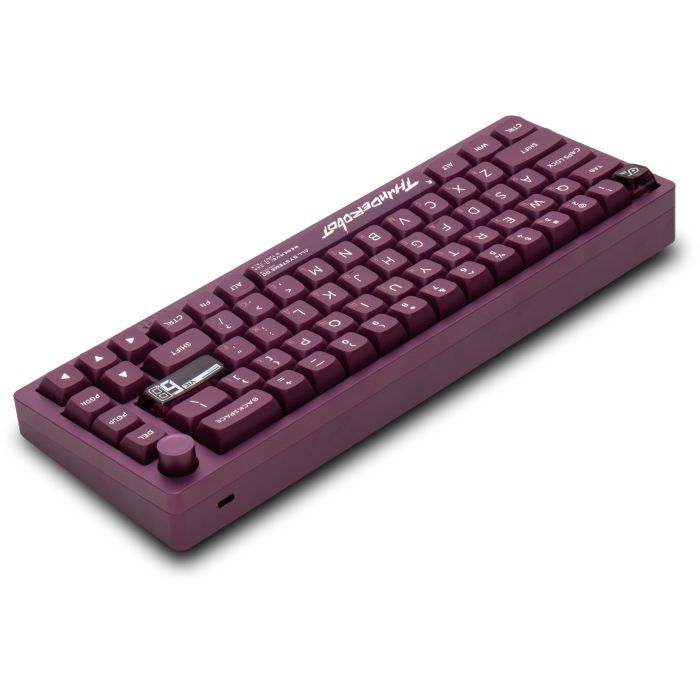 Клавіатура Thunderobot VIC68 Gateron Magnetic Jade Switch USB UA Purple (6932066317201) зображення 7