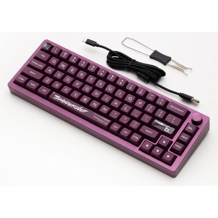 Клавіатура Thunderobot VIC68 Gateron Magnetic Jade Switch USB UA Purple (6932066317201) зображення 9