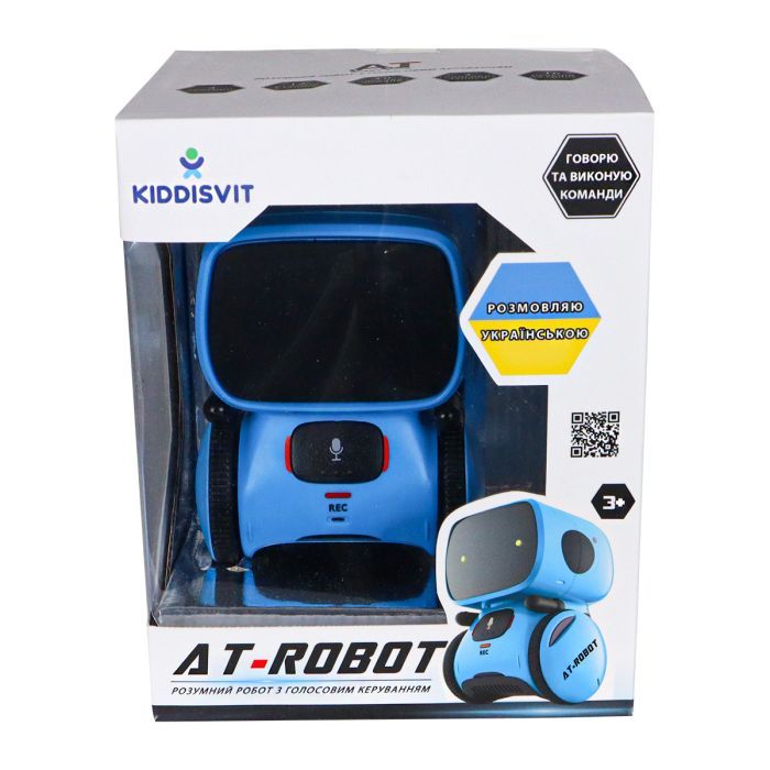 Интерактивная игрушка AT-Robot робот с голосовым управлением синий, украинский (AT001-05-UKR) изображение 10