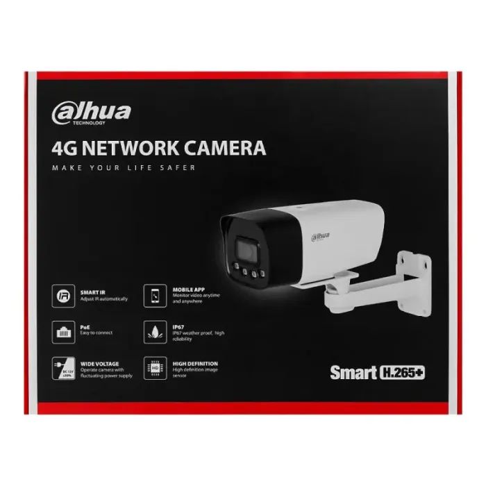 Камера відеоспостереження Dahua DH-IPC-HFW1239DT-4G-ST-IL-EU-B (2.8) зображення 7