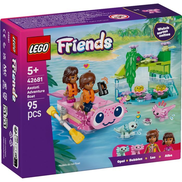 Конструктор LEGO Friends Приключенческая лодка «Аксолотль» (42681)