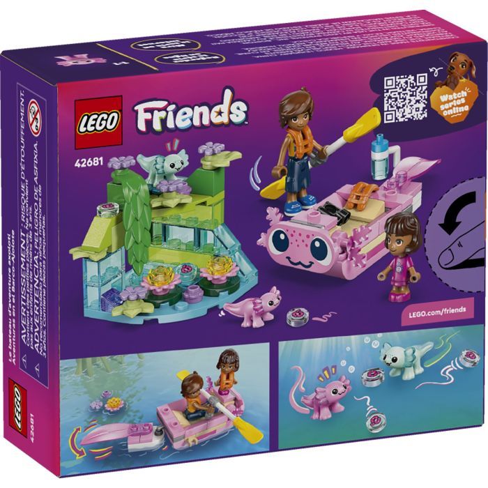 Конструктор LEGO Friends Приключенческая лодка «Аксолотль» (42681) изображение 7
