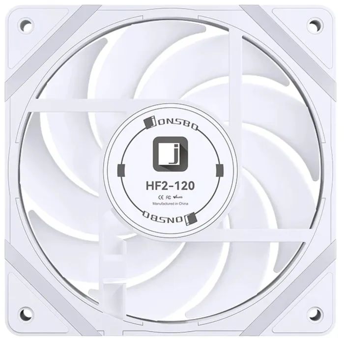 Кулер для корпуса JONSBO HF2-120W ARGB White изображение 7