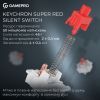 Клавиатура GamePro Asgard Drakkar Keychron Super Red Switch Wireless/Bluetooth/USB UA Black (MK305BK) изображение 9