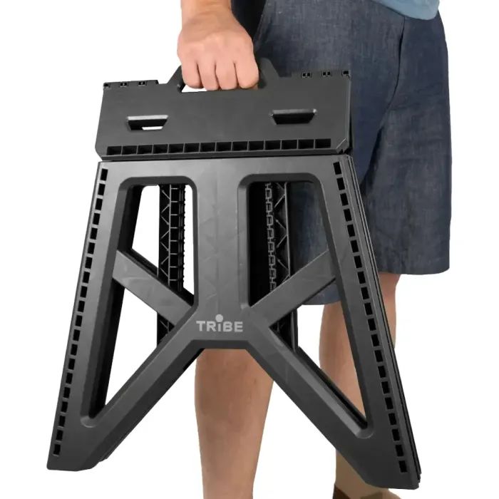 Стул складной Tribe Camp Chair High пластиковий black (T-EF-0002-black) изображение 8