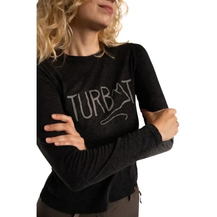 Лонгслив Turbat Magic Logo LS Wmn caviar - M - чорний (012.004.5545) изображение 3