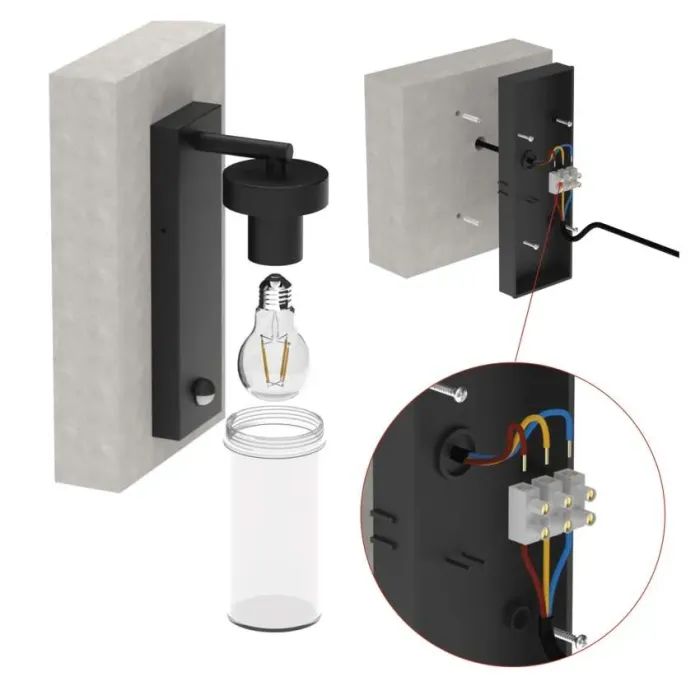 Светильник EMOS PIR E27 15 Вт IP44 (ZGC040P) изображение 11