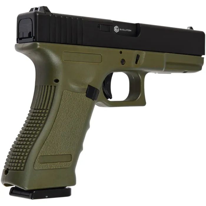 Страйкбольний пістолет Evolution E017 Gas 6 мм OD Green (EP0217-G) зображення 4