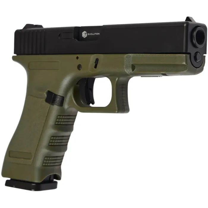 Страйкбольний пістолет Evolution E017 Gas 6 мм OD Green (EP0217-G) зображення 5
