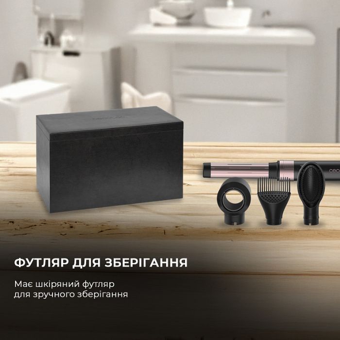 Стайлер Cecotec Bamba CeramicCare 14in1 AirGlam Black (CCTC-00251) изображение 11