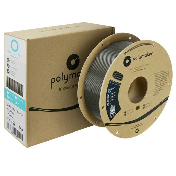 Пластик для 3D-принтера Polymaker PLA POLYLITE 1,75mm 1kg OLIVE GREEN (PA02058) зображення 2