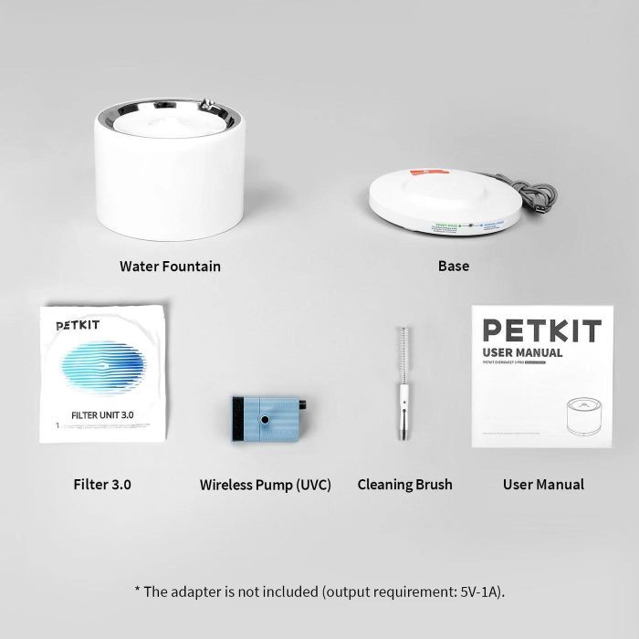 Універсальний посуд для тварин Petkit Поїлка Eversweet 3 Pro Water Fountain White (P4108 UVC) зображення 5