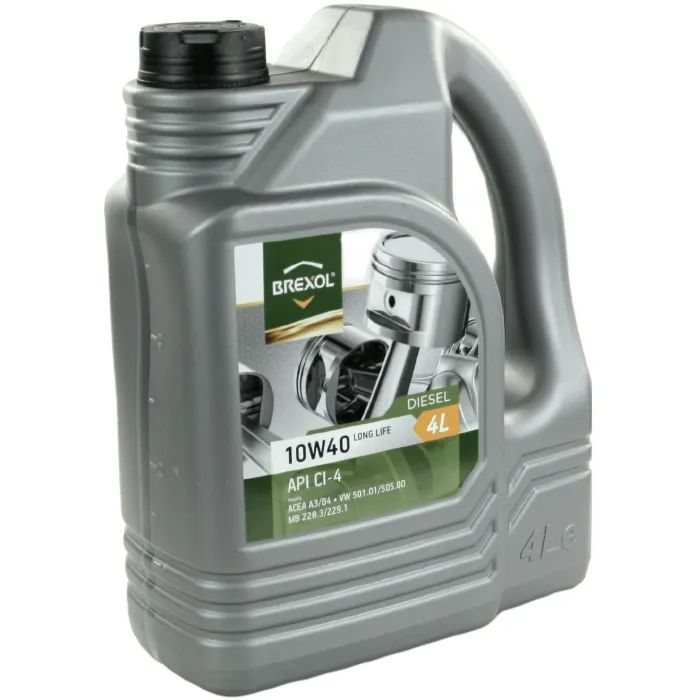 Моторное масло BREXOL 10W40 CI-4 DIESEL Long Life 4л (48391051015)