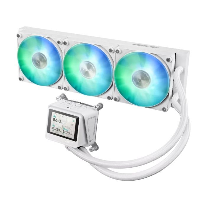 Система жидкостного охлаждения ASUS Max Gaming LC 360 ARGB LCD White (90RC01G2-B0EAY0) изображение 3