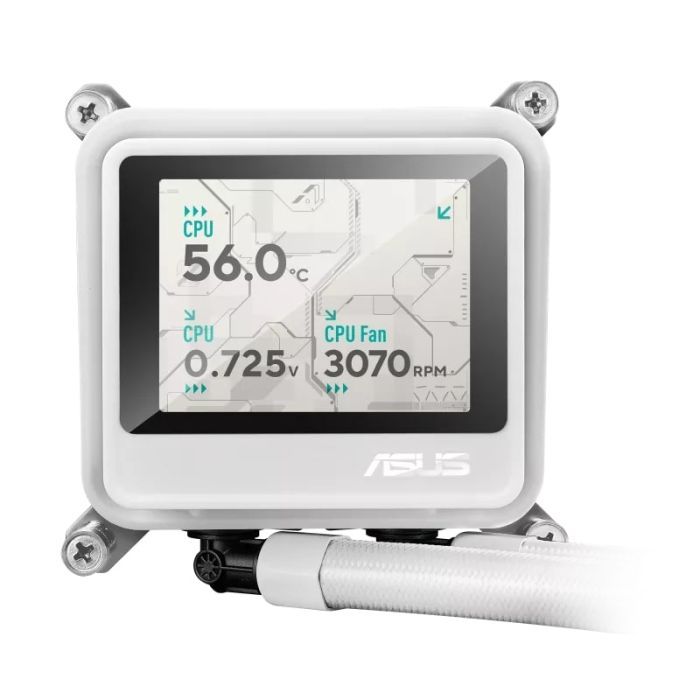 Система жидкостного охлаждения ASUS Max Gaming LC 360 ARGB LCD White (90RC01G2-B0EAY0) изображение 4