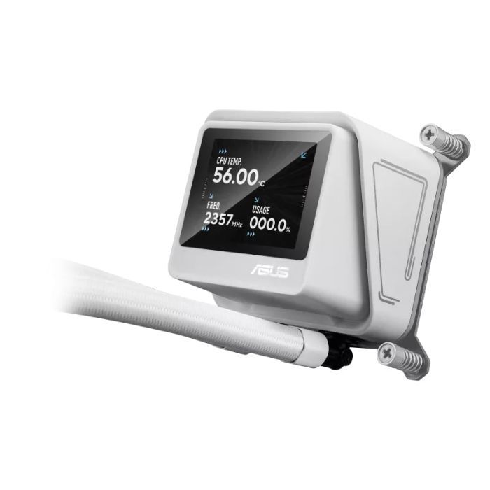 Система жидкостного охлаждения ASUS Max Gaming LC 360 ARGB LCD White (90RC01G2-B0EAY0) изображение 5