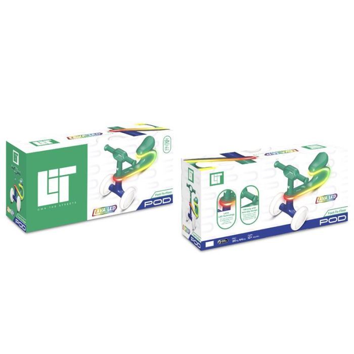 Беговел LiT POD LAVA LED - Green/Blue (LT-2000-GRN) изображение 2