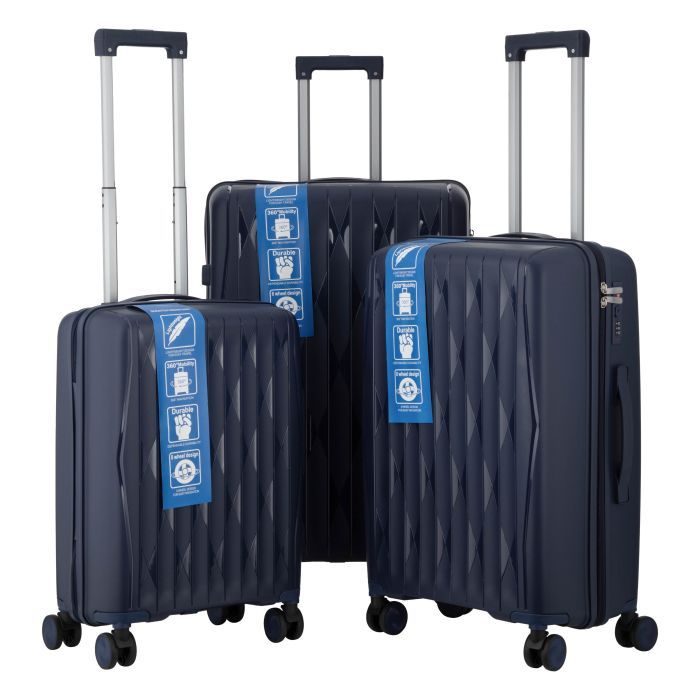 Набір валіз 2E M7979 (L+M+S) темно-сірий (2E-PP-M7979-SET3-DG)